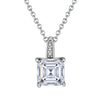 Wholesale Jewelry Geometric Sterling Silver 925 Moissanite Electroplated Necklace And Earrings For Women