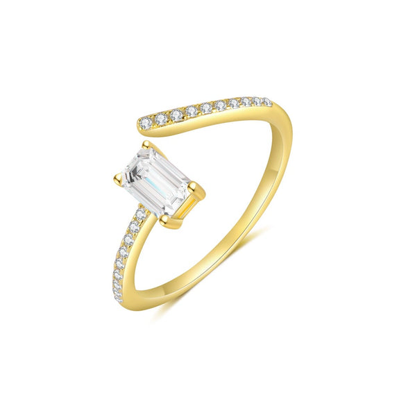 Wholesale Jewelry Geometric 925 Sterling Silver Necklace Bracelet Earrings Ring For Women With Zirconia Design
