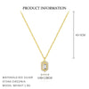 Wholesale Jewelry Geometric 925 Sterling Silver Necklace Bracelet Earrings Ring For Women With Zirconia Design