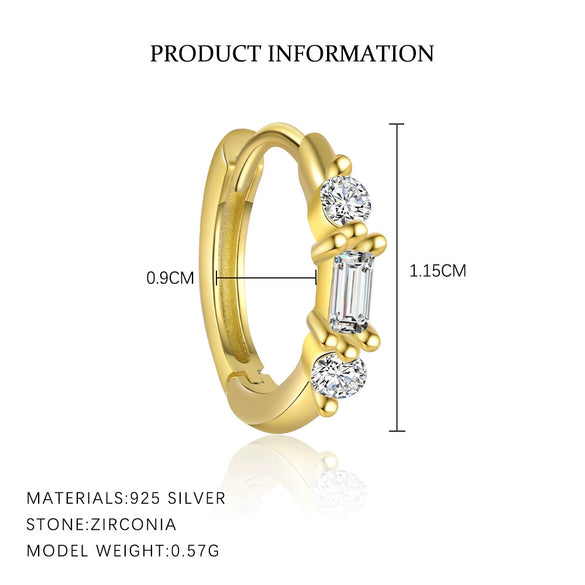 Wholesale Jewelry Geometric 925 Sterling Silver Necklace Bracelet Earrings Ring For Women With Zirconia Design