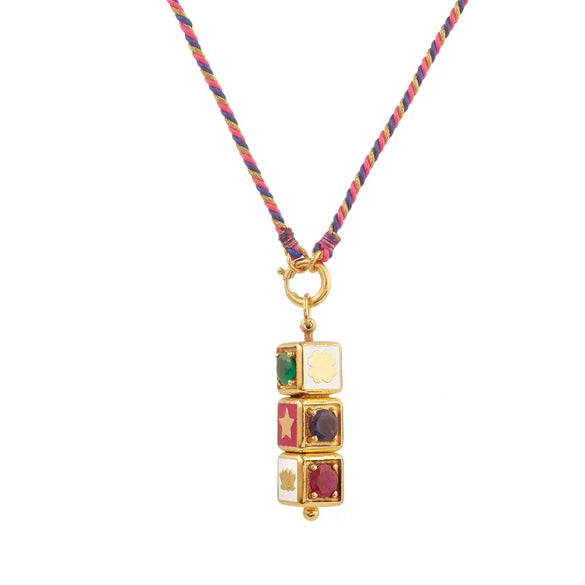 Wholesale Jewelry Geometric Style Copper Goldplated Love Pendant Necklace