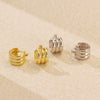 Wholesale Jewelry Geometric Style S925 Silver Electroplated Earrings