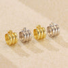 Wholesale Jewelry Geometric Style S925 Silver Electroplated Earrings