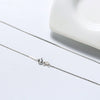 Wholesale Jewelry Geometric Style S925 Sterling Silver Bamboo Chain Necklace Unisex