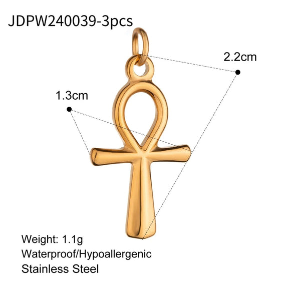 Wholesale Jewelry Geometric Titanium Steel And Stainless Steel Starfish Shell Pendant Electroplated With Color Preservation