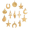 Wholesale Jewelry Geometric Titanium Steel And Stainless Steel Starfish Shell Pendant Electroplated With Color Preservation