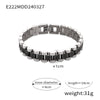 Wholesale Jewelry Geometric 316L Stainless Steel Goldplated Bracelet