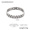 Wholesale Jewelry Geometric 316L Stainless Steel Goldplated Bracelet