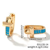 Wholesale Jewelry Geometric U Shaped Copper Earrings For Women