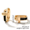 Wholesale Jewelry Geometric U Shaped Copper Earrings For Women