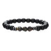 Wholesale Jewelry Geometric Wooden Beads Turquoise Coconut Shell Handmade Unisex Bracelet
