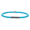 Wholesale Jewelry Geometric Wooden Beads Turquoise Coconut Shell Handmade Unisex Bracelet