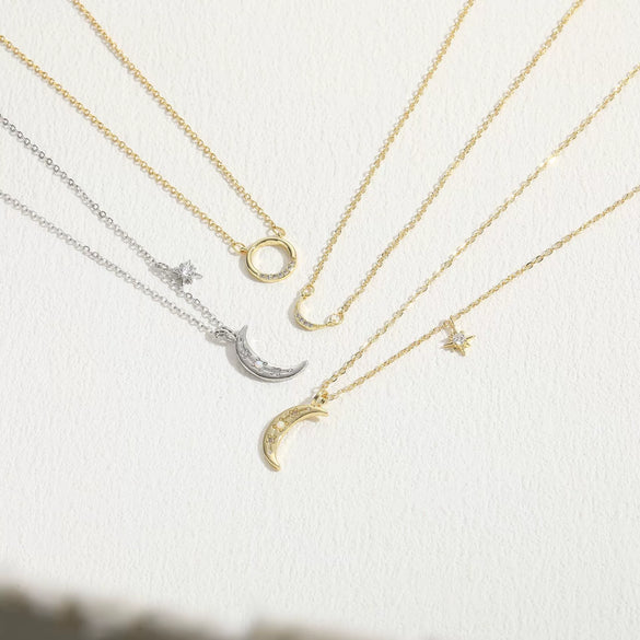 Wholesale Jewelry Geometric Zircon Copper Electroplated Clavicle Necklace For Women Light Luxury Style