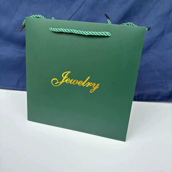 Wholesale Jewelry Gift Bag Made Of High Quality White Cardboard