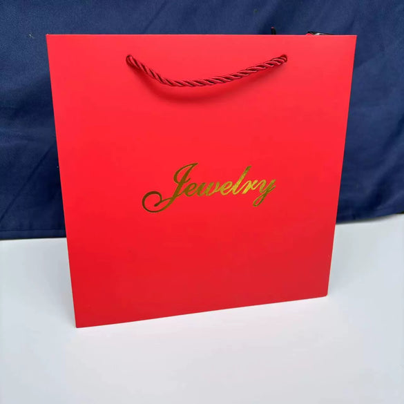 Wholesale Jewelry Gift Bag Made Of High Quality White Cardboard