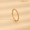 Wholesale Jewelry Glam Luxurious Classic Style Solid Color 304 Stainless Steel 18K Gold Plated Rings Bracelets Jewelry Set