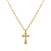 Wholesale Jewelry Gothic Style Cross Copper Microinlay Pendant Ochain Necklace For Women