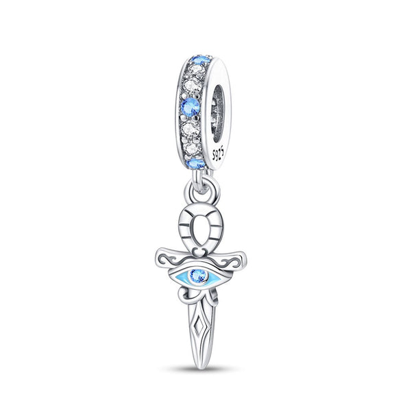 Wholesale Jewelry Guardian Lucky Angel Cross 925 Sterling Silver Dripping Oil Pendant Accessories