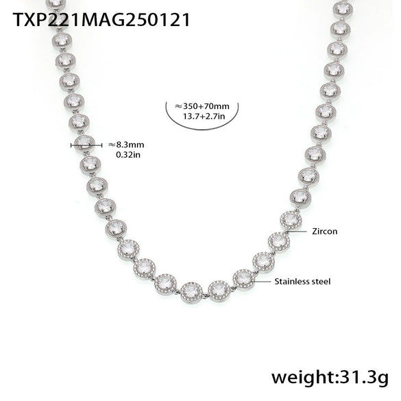 Wholesale Jewelry Handmade Chain Necklace Bracelet Titanium Steel 18K Gold Plated