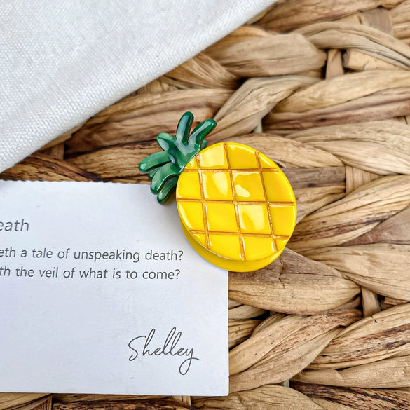 Wholesale Jewelry Handpainted Fruit Shape Acetic Acid Handmade Hairpin Women's Hair Accessories