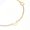 Wholesale Jewelry Hawaiian Vacation Beach Star Moon 304 Stainless Steel 18K Gold Plated Stamping Handmade Plating Anklet