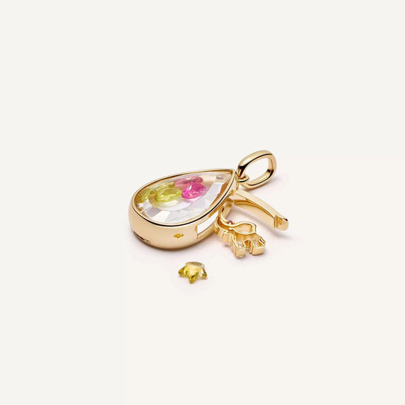 Wholesale Jewelry Heart And Drop Shape Copper Electroplating Pendant Necklace For Women