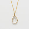 Wholesale Jewelry Heart And Drop Shape Copper Electroplating Pendant Necklace For Women