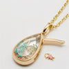 Wholesale Jewelry Heart And Drop Shape Copper Electroplating Pendant Necklace For Women