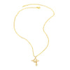 Wholesale Jewelry Heartshaped Copper Geometric Airplane Pendant Necklace With Electroplating