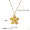 Wholesale Jewelry Highend Stainless Steel And Titanium Steel Flower Jewelry With Electroplating For Women