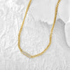 Wholesale Jewelry Hip Hop Heavy Industry Exaggerated Geometric Cuban Chain Necklace Copper Plated 14K Gold Set Zircon