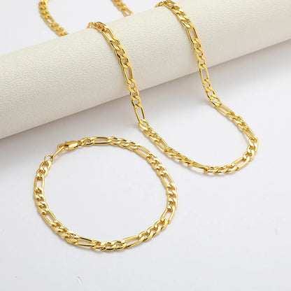 Wholesale Jewelry Hip-Hop Modern Style Classic Style Solid Color 201 Stainless Steel Bracelets Necklace