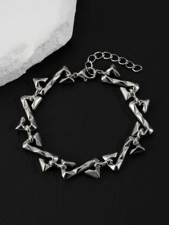 Wholesale Jewelry Hip Hop Punk Rivet Cross Pendant Necklace Alloy Stainless Steel Geometric Electroplating Unisex