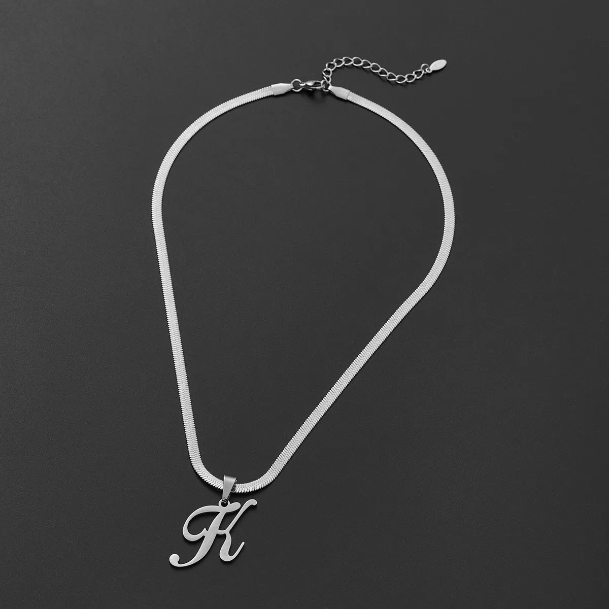 Wholesale Jewelry Hip-Hop Retro Punk Letter 201 Stainless Steel Pendant Necklace