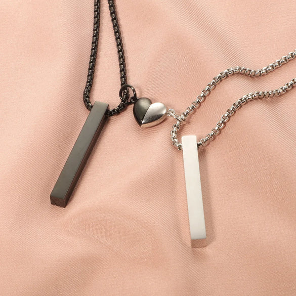 Hip-Hop Retro U Shape Customization Laser Engraving 304 Stainless Steel Plating Men'S Pendant Necklace Men Pendant Necklaces