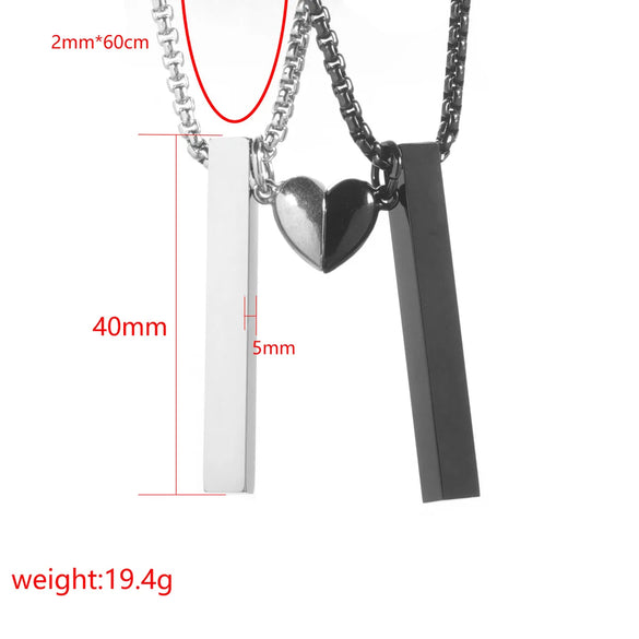 Hip-Hop Retro U Shape Customization Laser Engraving 304 Stainless Steel Plating Men'S Pendant Necklace Men Pendant Necklaces