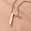 Hip-Hop Retro U Shape Customization Laser Engraving 304 Stainless Steel Plating Men'S Pendant Necklace Men Pendant Necklaces