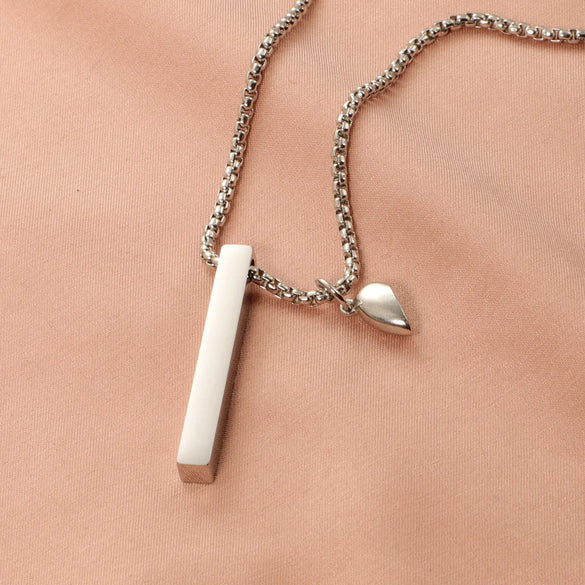 Hip-Hop Retro U Shape Customization Laser Engraving 304 Stainless Steel Plating Men'S Pendant Necklace Men Pendant Necklaces