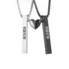 Hip-Hop Retro U Shape Customization Laser Engraving 304 Stainless Steel Plating Men'S Pendant Necklace Men Pendant Necklaces