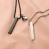 Hip-Hop Retro U Shape Customization Laser Engraving 304 Stainless Steel Plating Men'S Pendant Necklace Men Pendant Necklaces