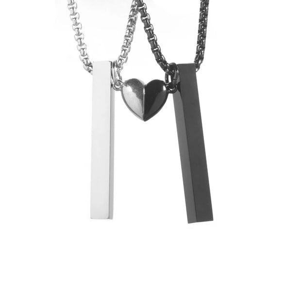 Hip-Hop Retro U Shape Customization Laser Engraving 304 Stainless Steel Plating Men'S Pendant Necklace Men Pendant Necklaces