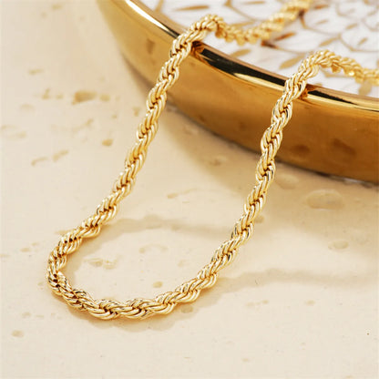 Wholesale Jewelry Hip-Hop Rock Cool Style Geometric 304 Stainless Steel K Gold Plated Necklace