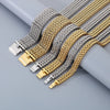 Wholesale Jewelry Hip-Hop Simple Style Geometric Solid Color 304 Stainless Steel 18K Gold Plated Necklace