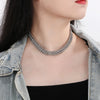 Wholesale Jewelry Hip-Hop Simple Style Geometric Solid Color 304 Stainless Steel 18K Gold Plated Necklace
