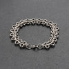 Wholesale Jewelry Hip-Hop Simple Style Printing Titanium Steel Polishing Bracelets Necklace