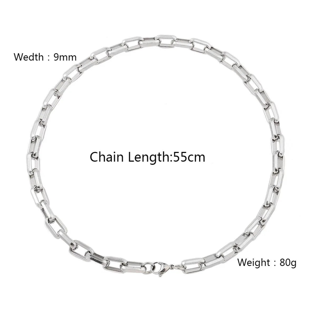 Wholesale Jewelry Hip-Hop Solid Color 201 Stainless Steel Bracelets Necklace