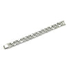Wholesale Jewelry Hip Hop Style Alloy Geometric Electroplated Unisex Diamond Cuban Chain Bracelet