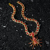 Wholesale Jewelry Hip Hop Style Zinc Alloy Spider Pendant Cuban Chain Necklace