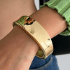 Wholesale Jewelry Hiphop Geometric Irregular Alloy Electroplated Bracelet