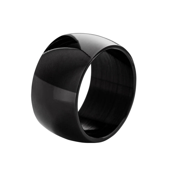 Wholesale Jewelry Hiphop Punk Style Titanium Steel Geometric Ring Electroplated
